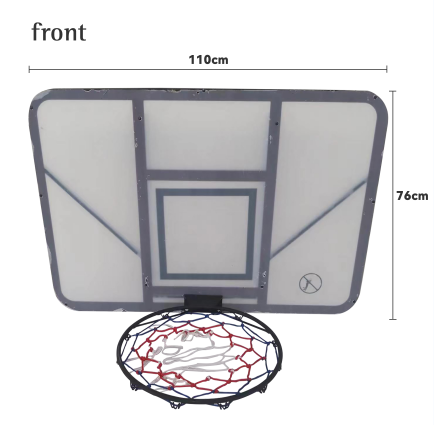 OEM Customized Basketball Backboard Para sa Sportsman Wall Mounted Basketball Stands In Stock